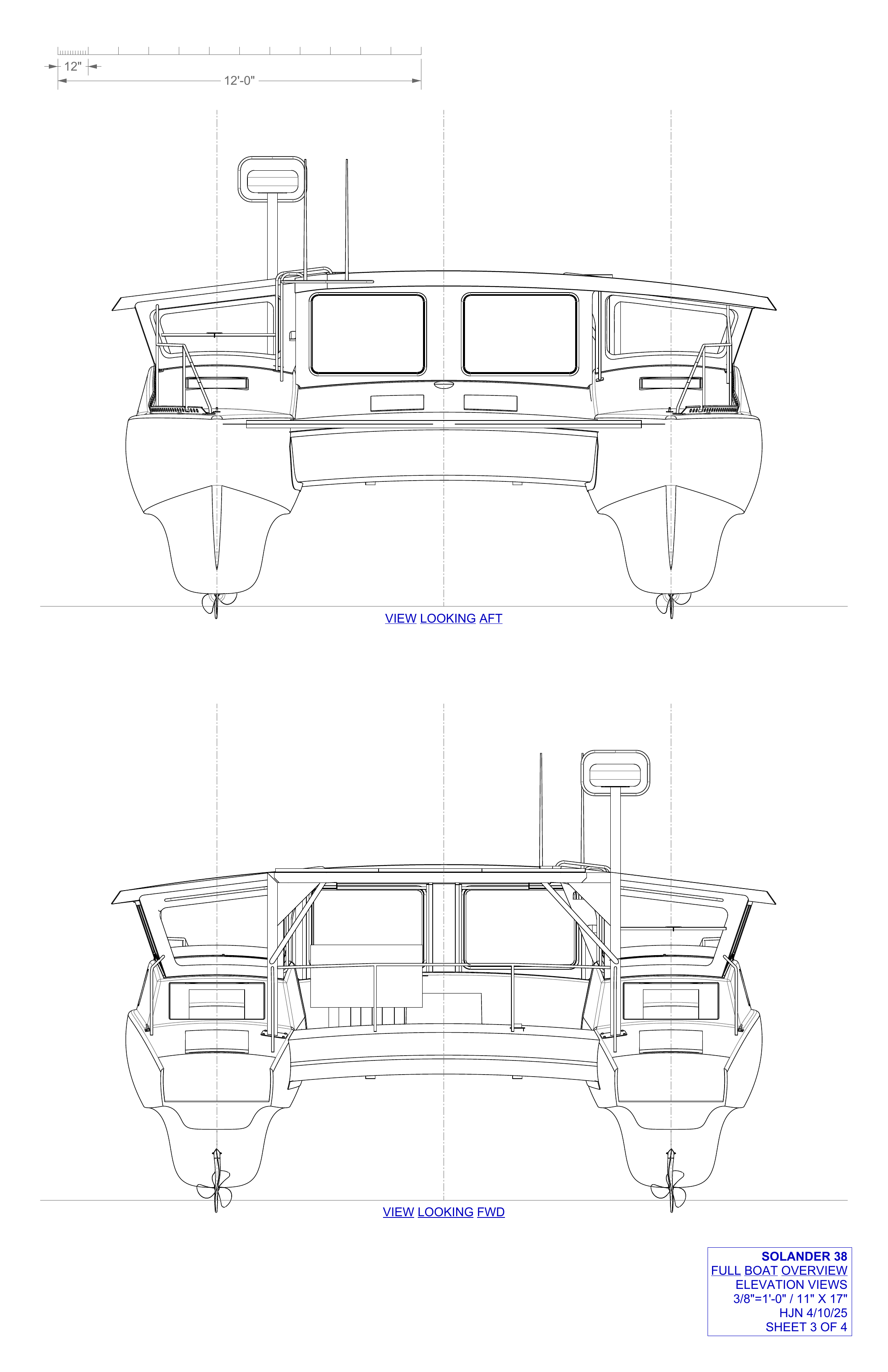 Overview elevation views