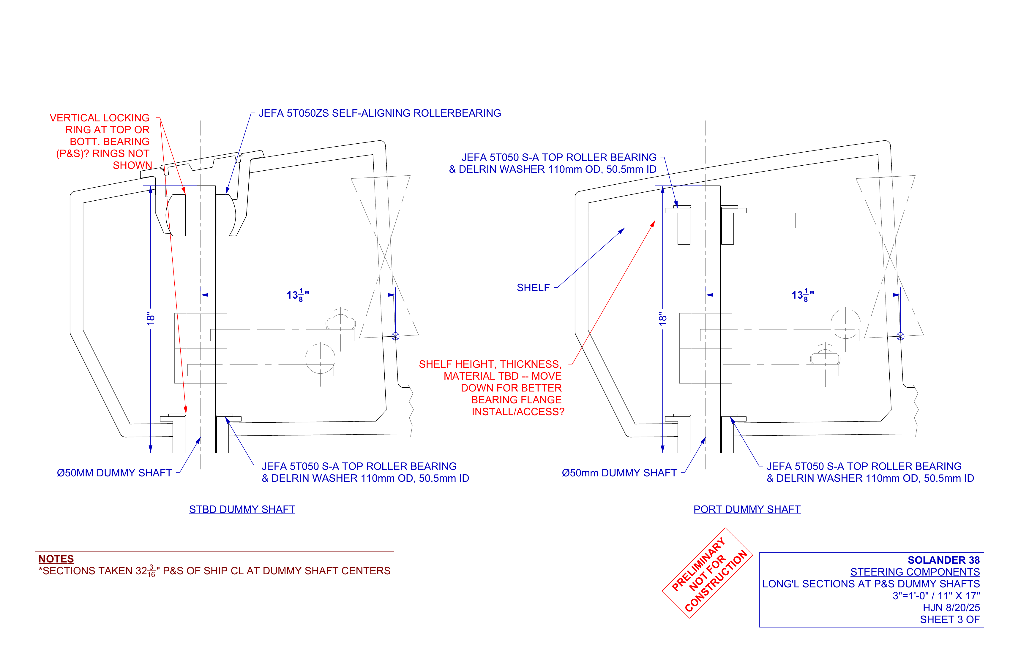 PRELIM steering sheet 3 longitudinal sections