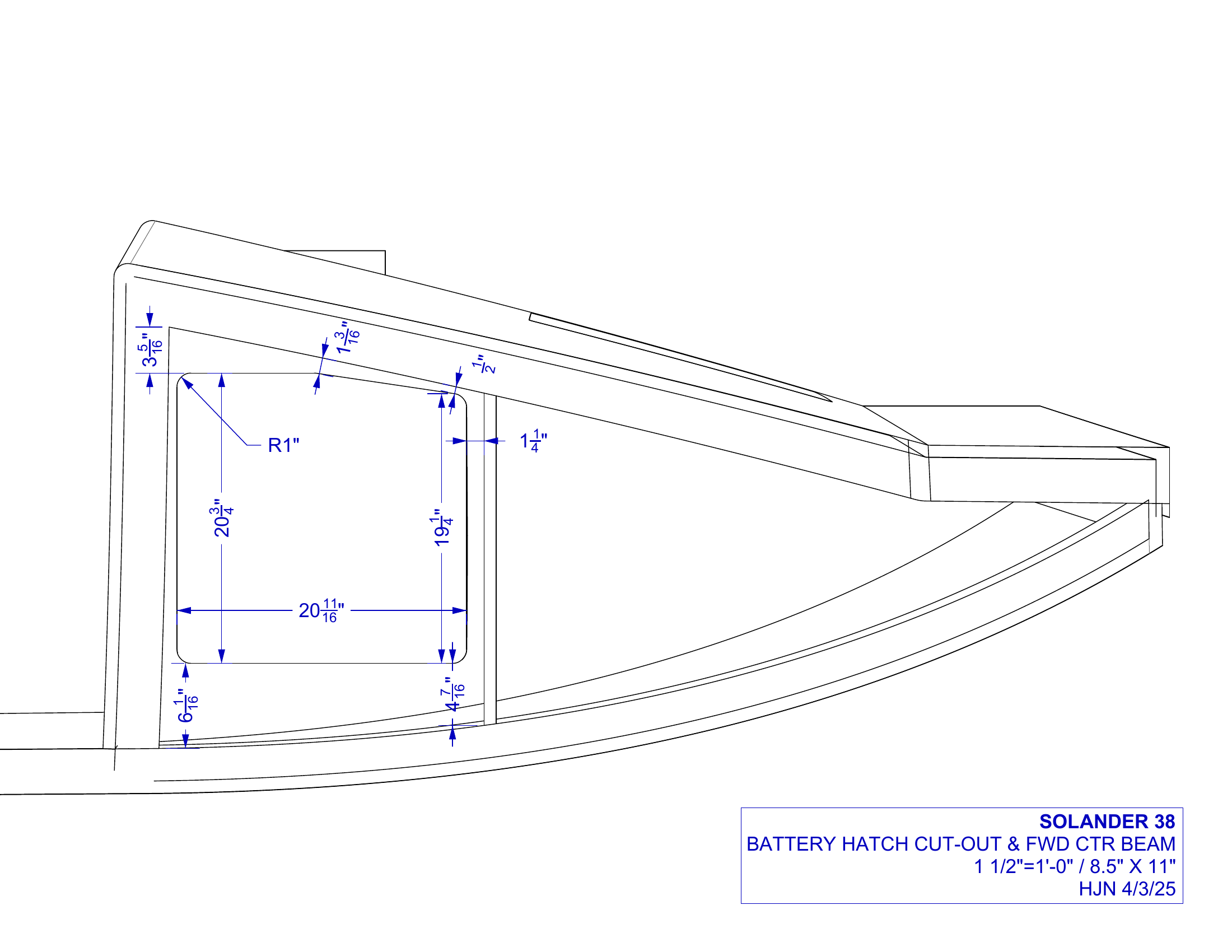 battery hatch & center beam