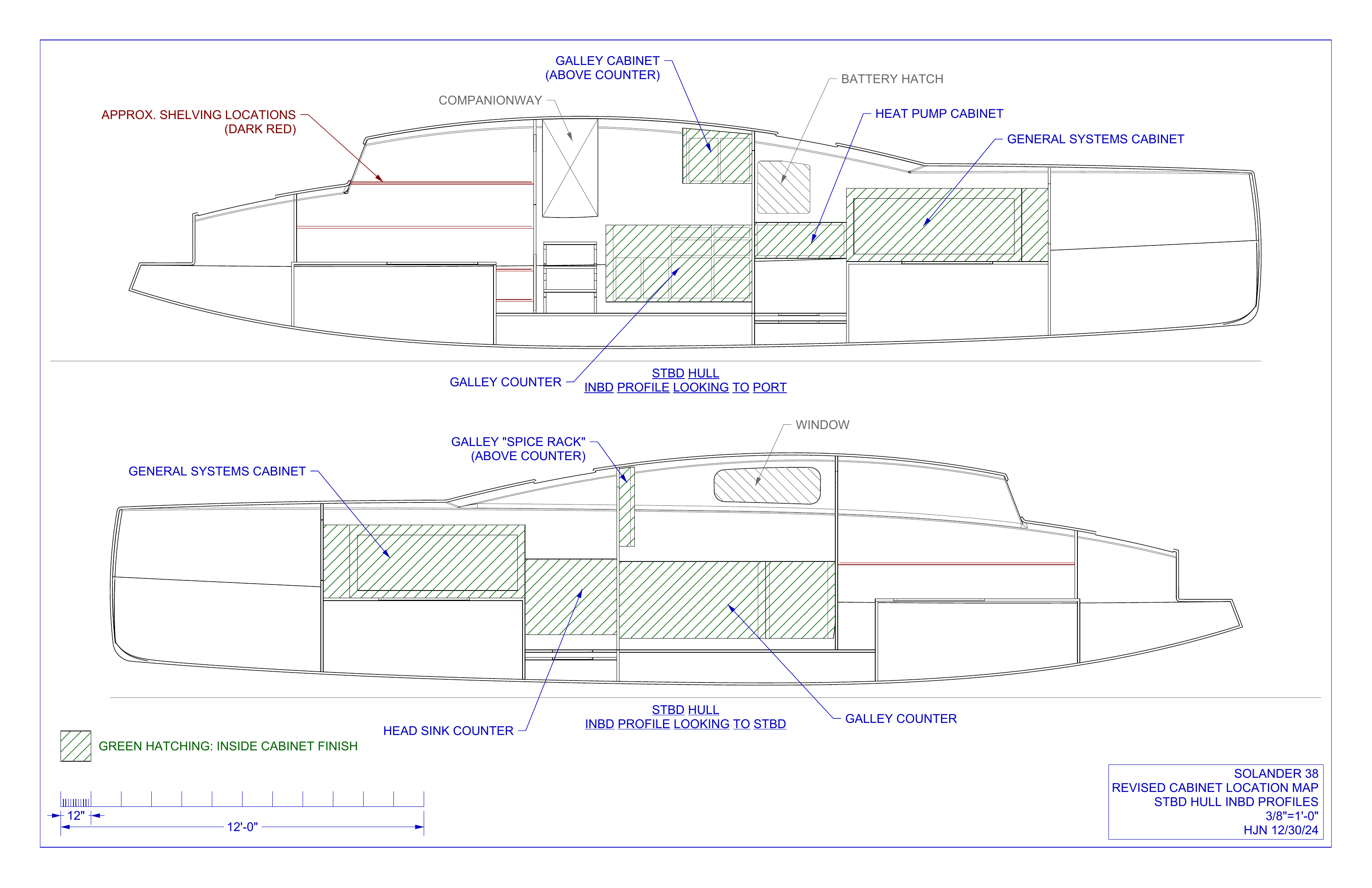 revised cabinet locations starboard hull profiles