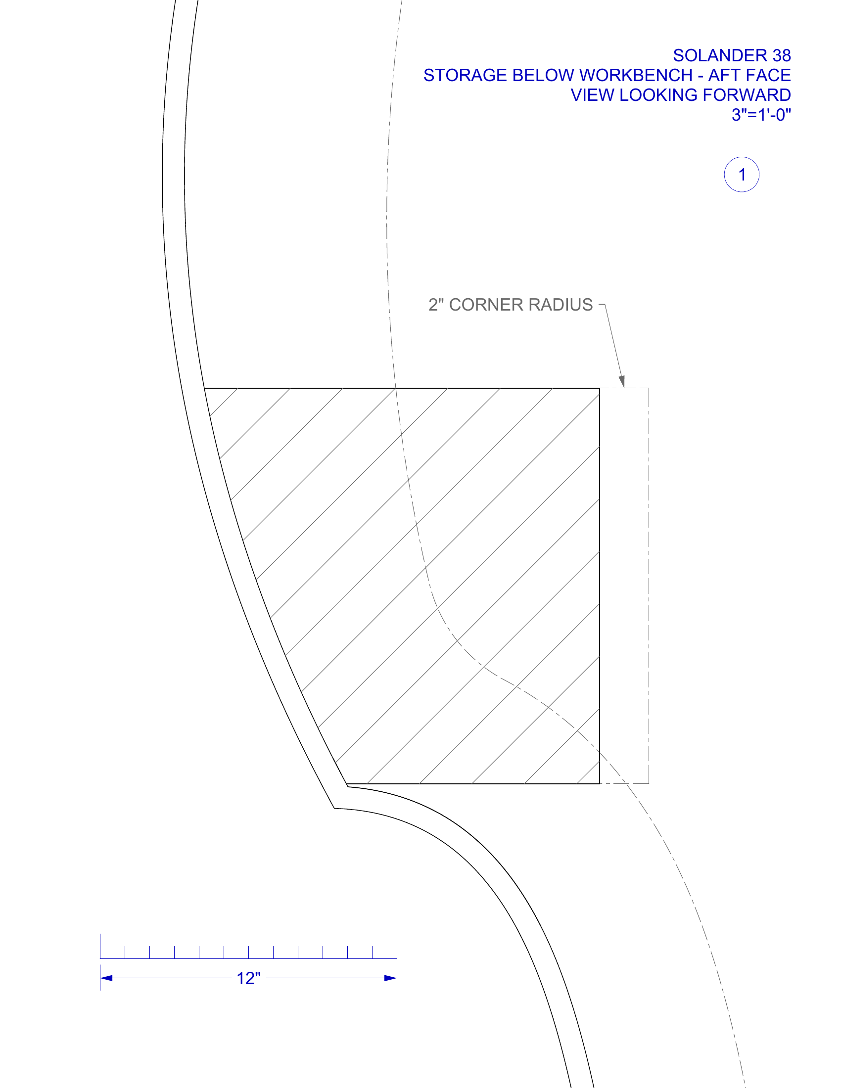 cabinet partition 1 with scale