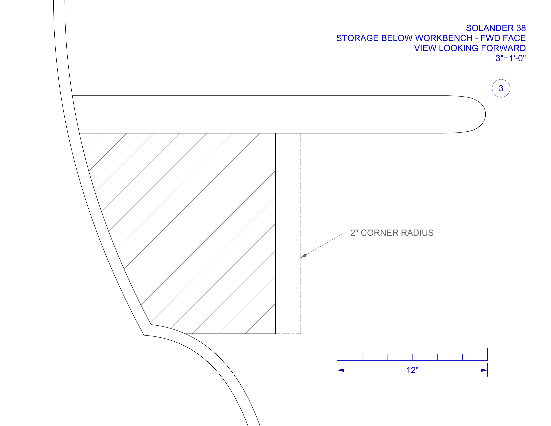 cabinet partition 3 with scale