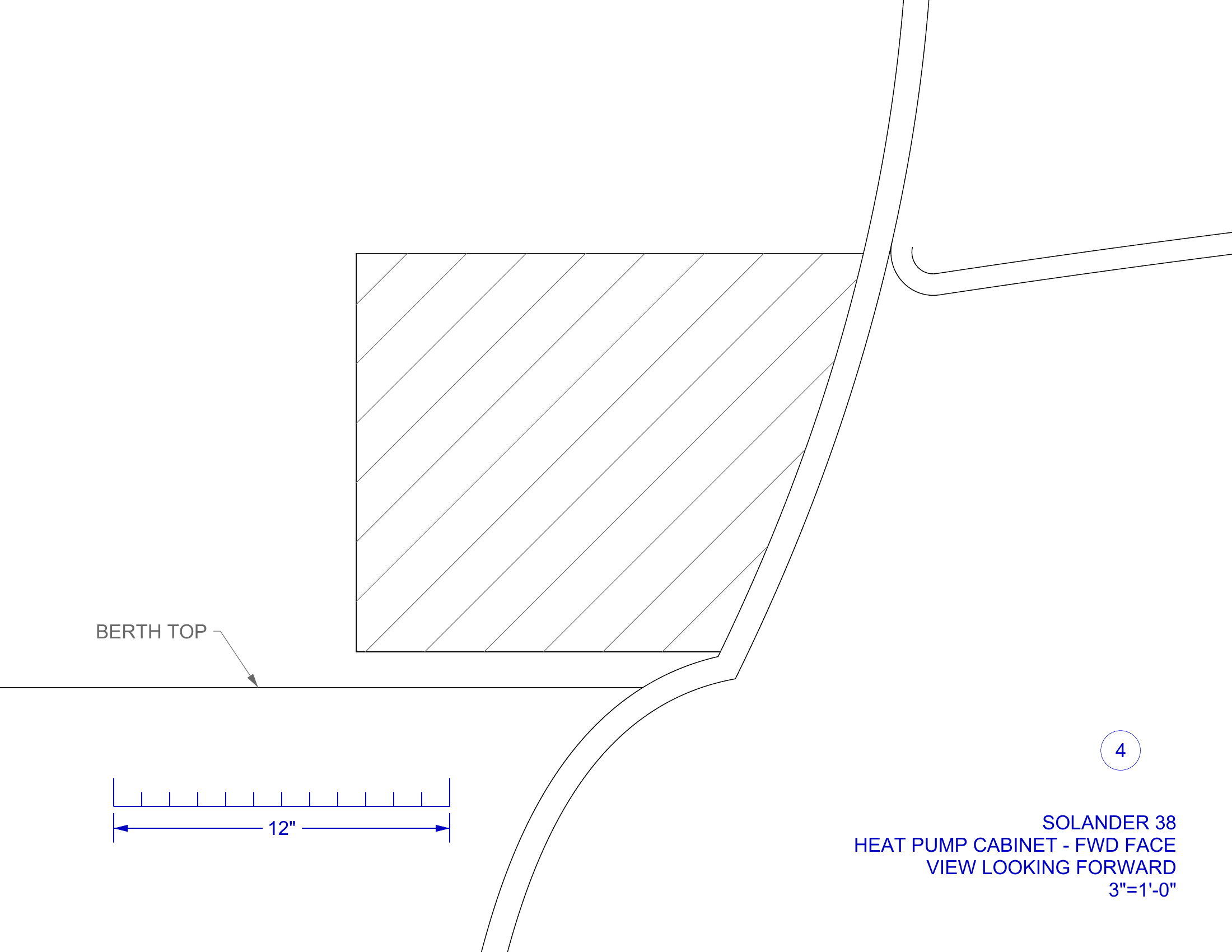 cabinet partition 4 with scale