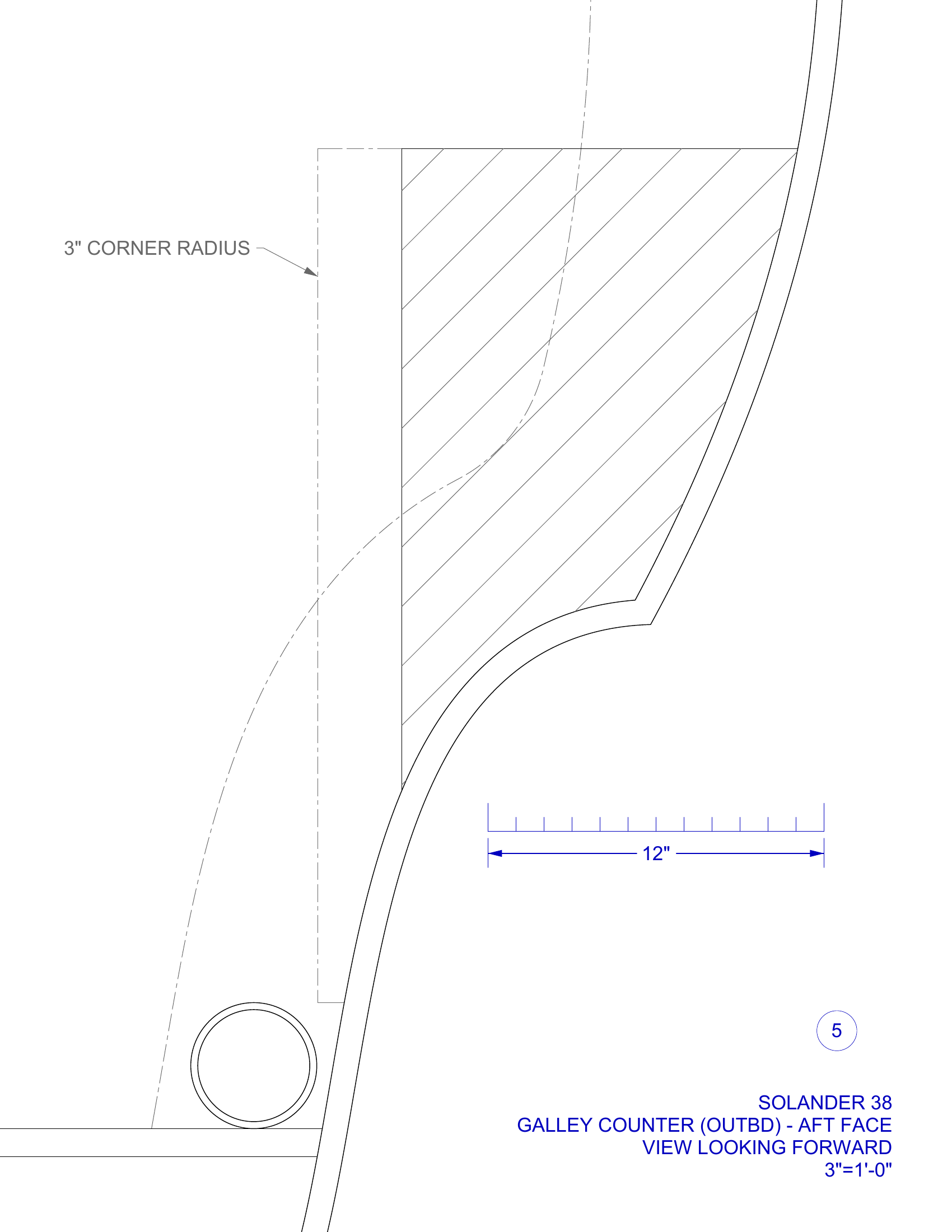 cabinet partition 5 with scale