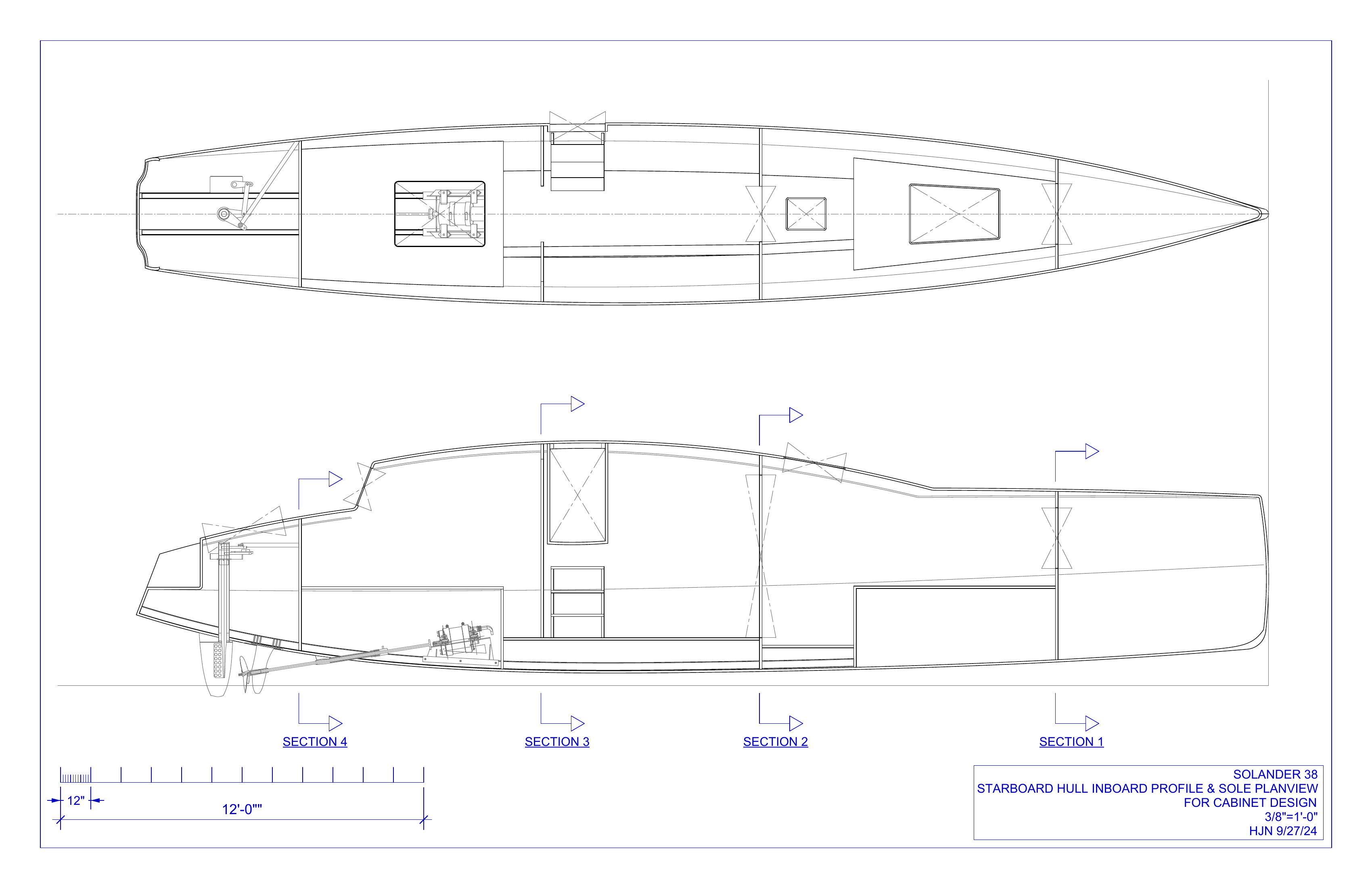 profile & planview for cabinet design