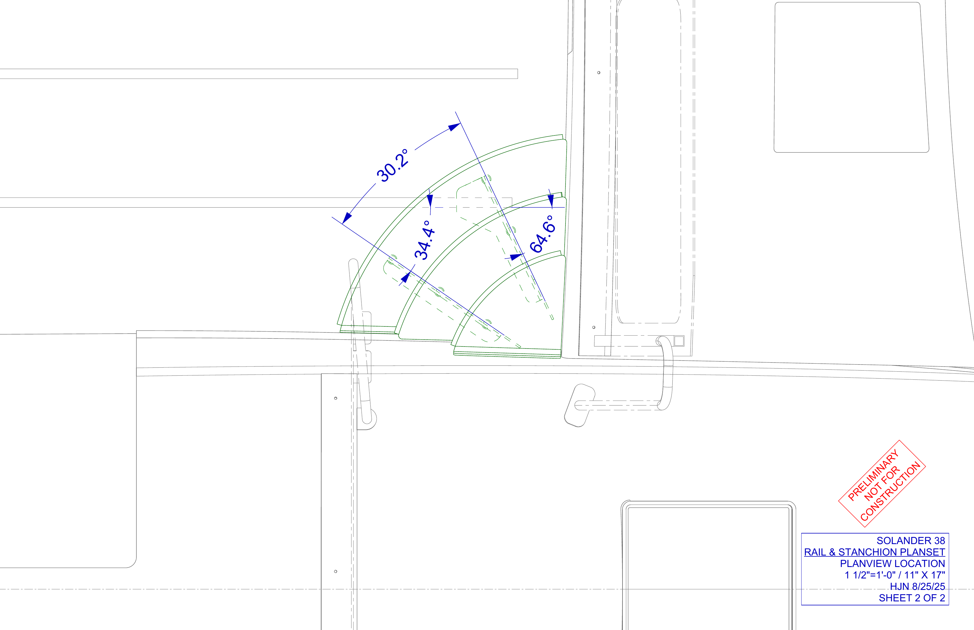 starboard stairladder sheet 2 planview location