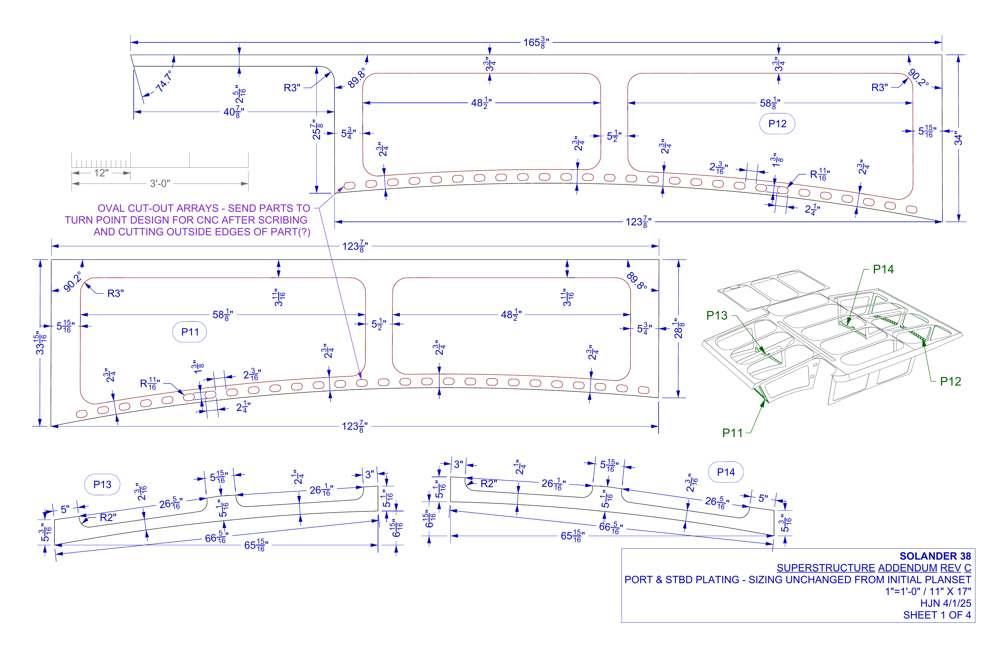 superstucture addendum rev C sheet 1 of 4