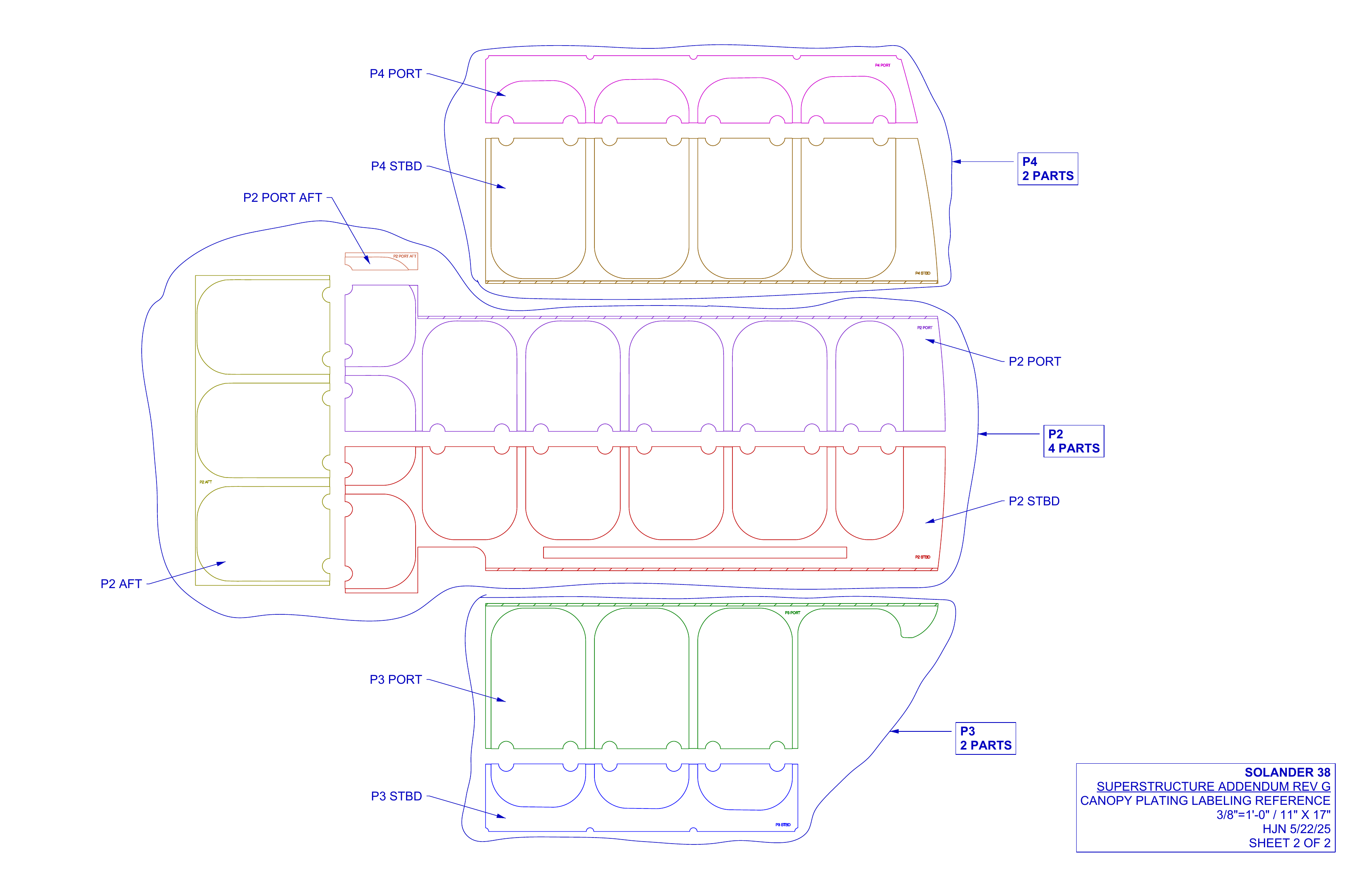 addendum rev G sheet 2 OF 2 canopy plating labels