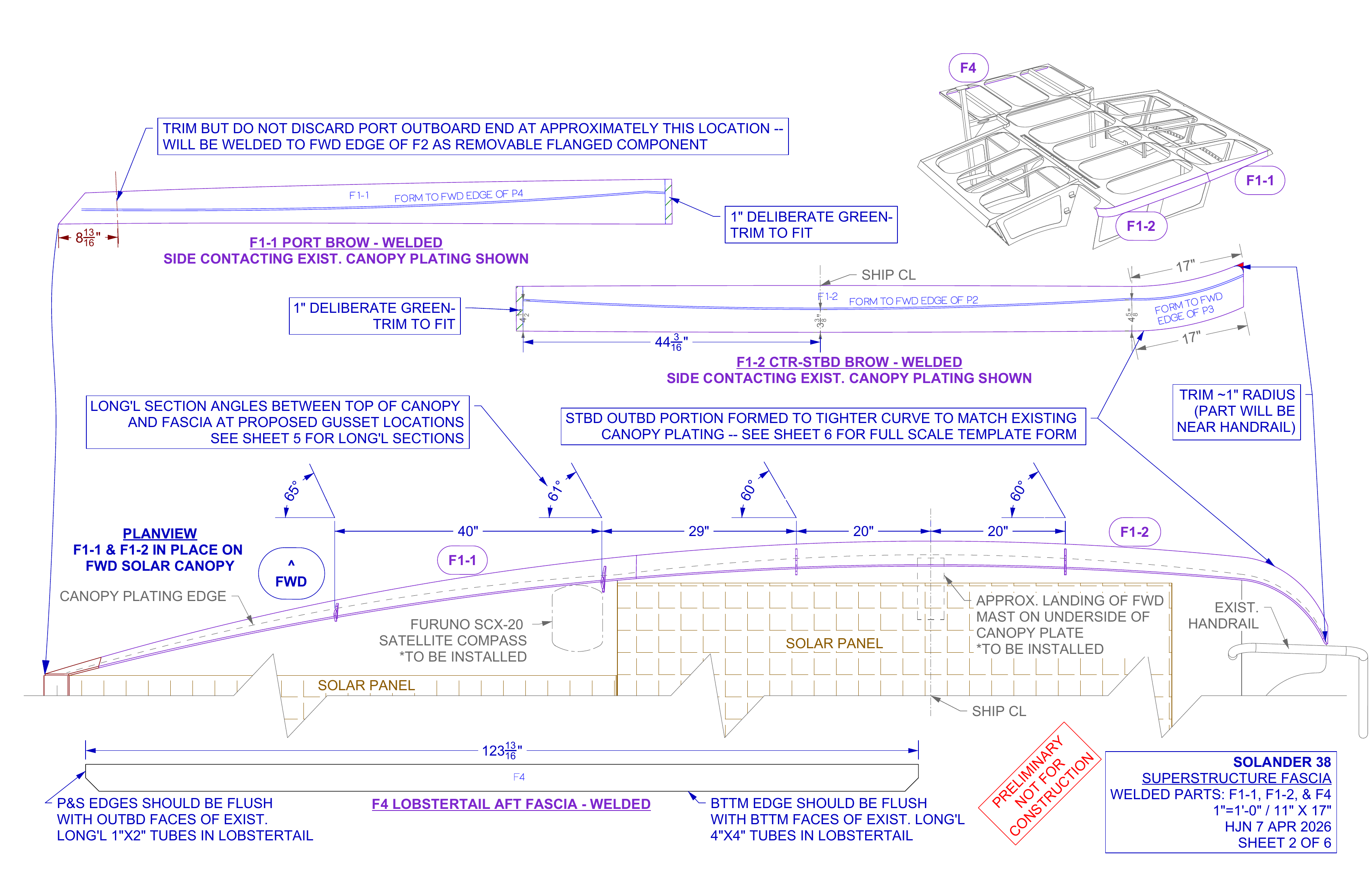 PRELIM fascia sheet 2 of 6 welded parts