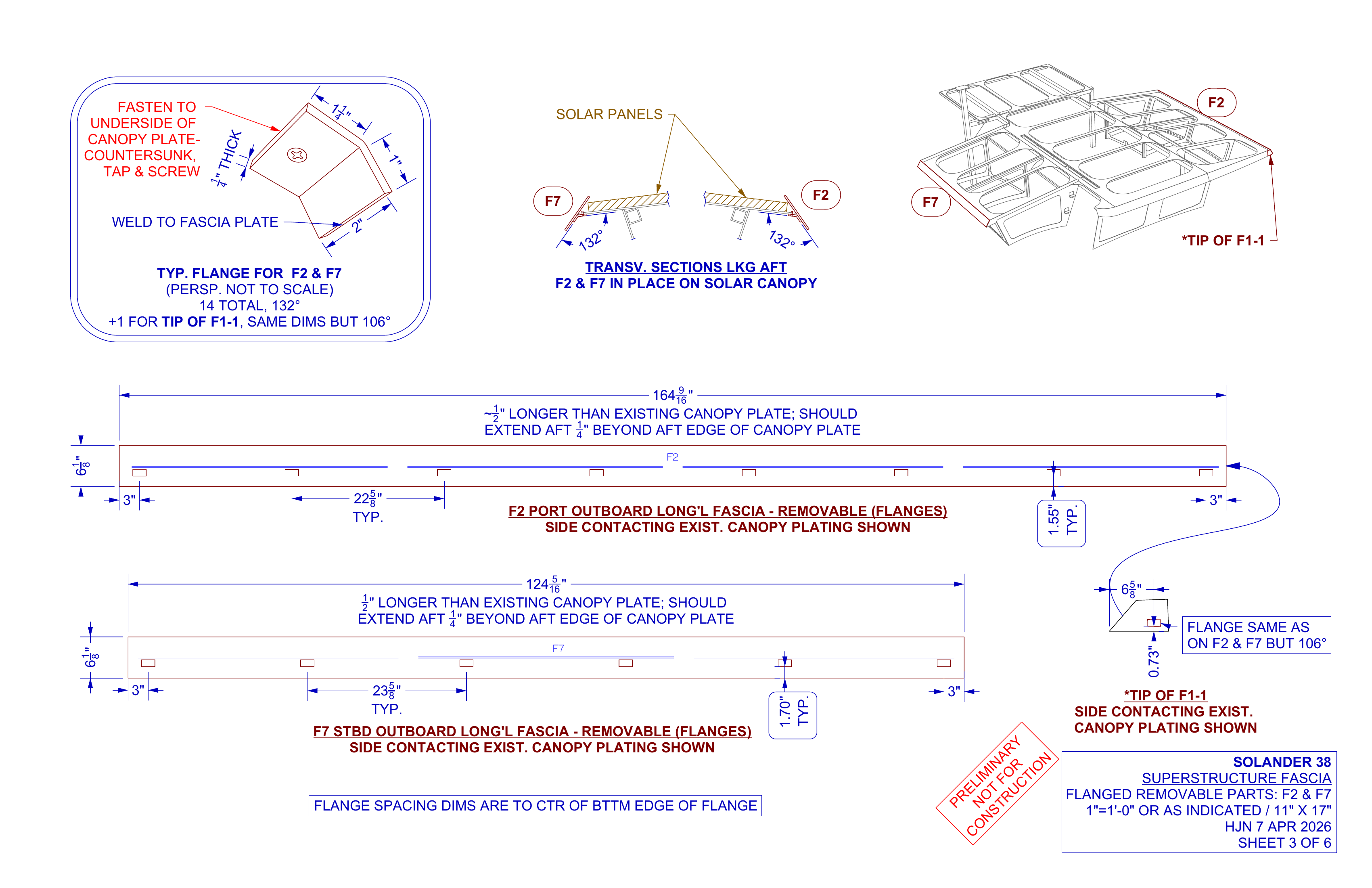 PRELIM fascia sheet 3 of 6 flanged removable parts