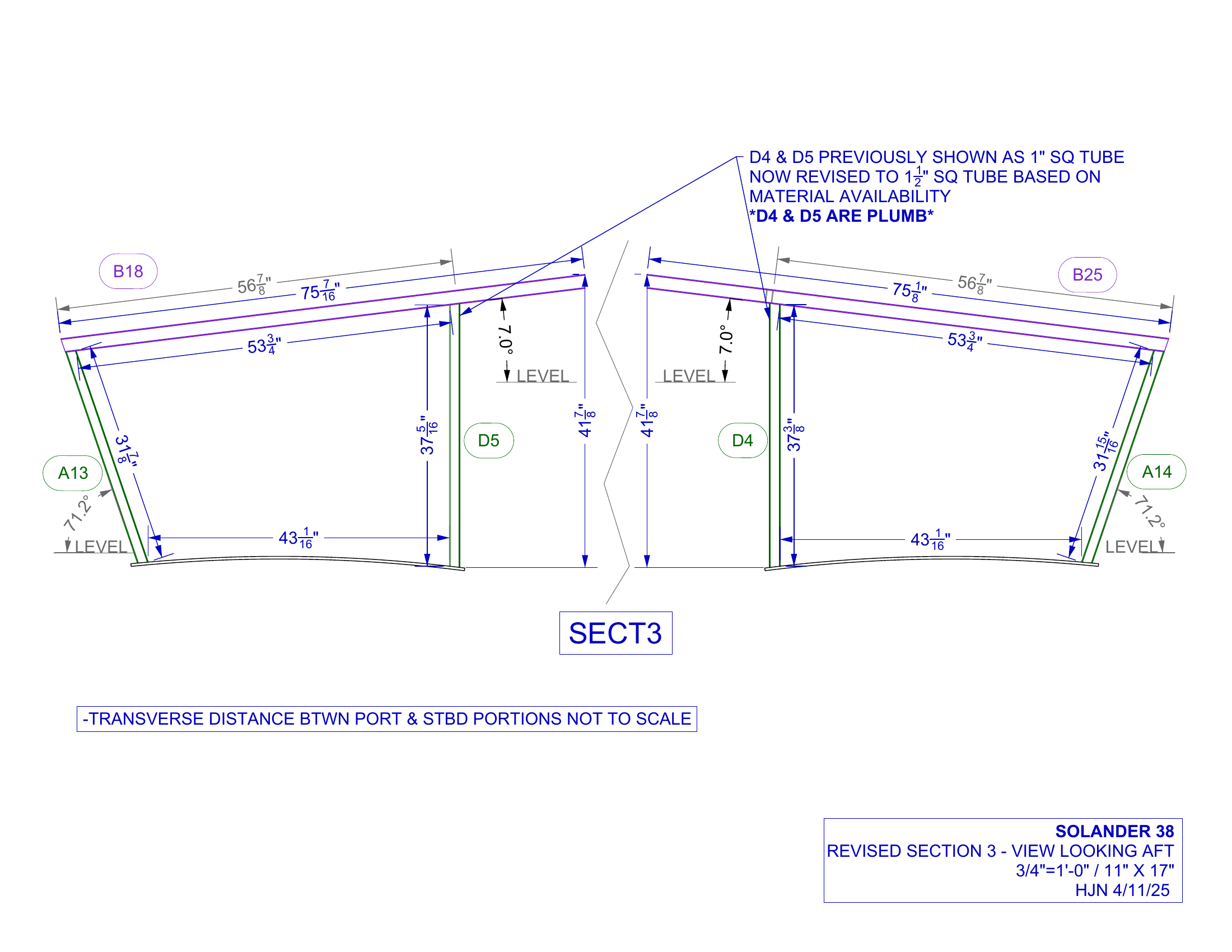 revised section 3 with inch and a half sq tubes