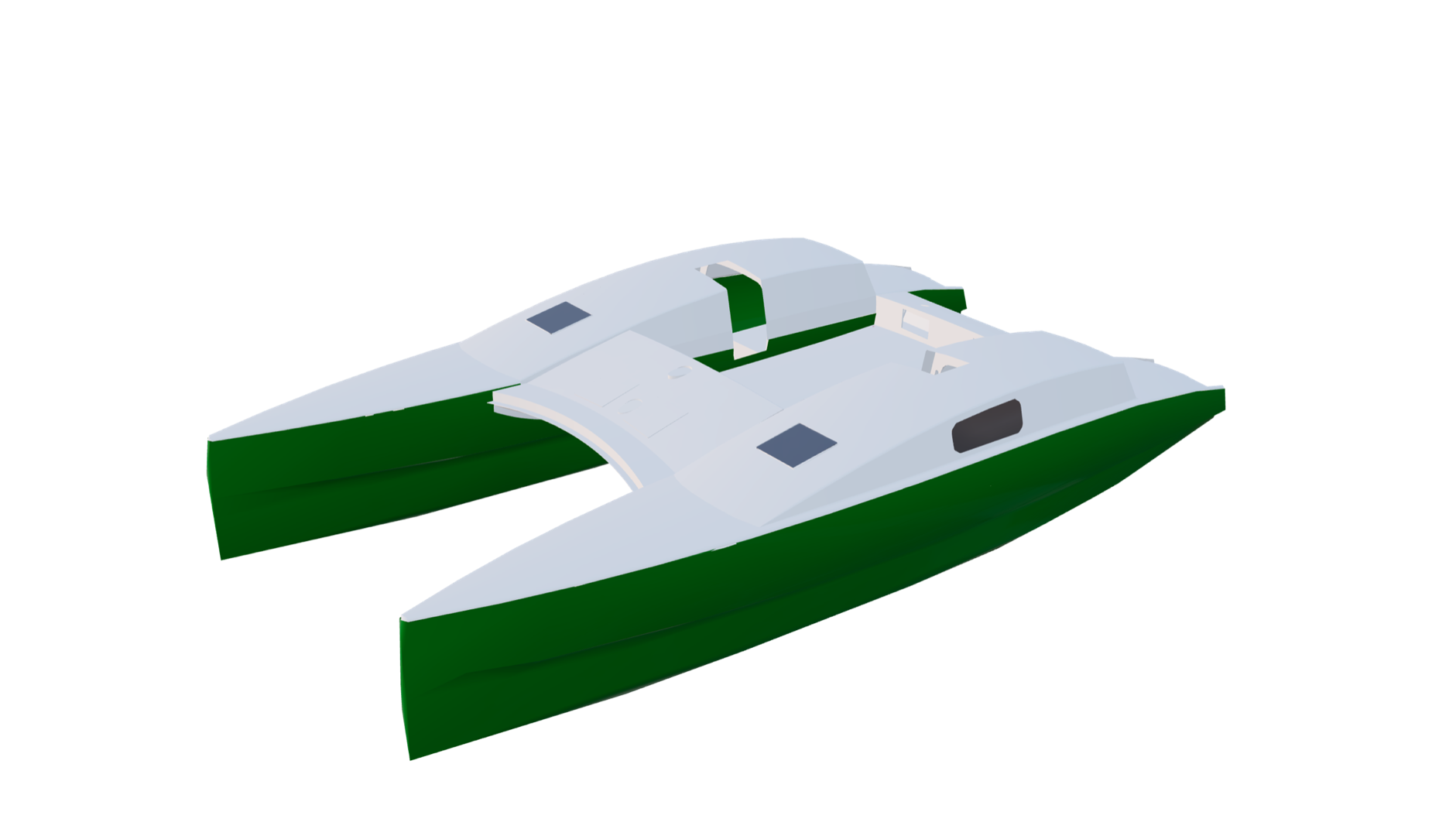 Solander 38 3D model, body